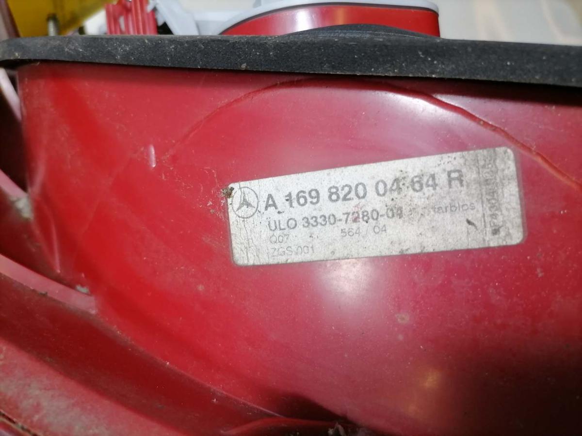 Mercedes A Klasse W169 original R&uuml;cklicht R&uuml;ckleuchte Schlussleuchte rechts Bj.2004